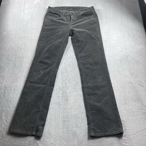 Patagonia Corduroy Pants Women Size 28 Gray Organic Cotton Stretch Hiking 55060